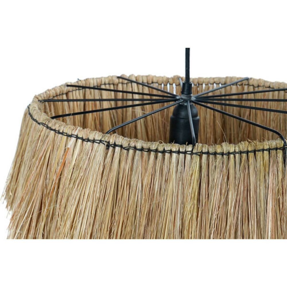 Suspension naturel métal 40 w jute (40 x 40 x 53 cm)