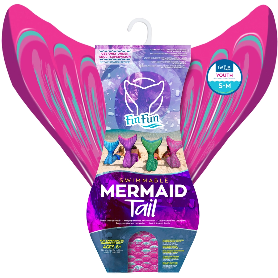 XTREM Toys and Sports - FIN FUN Meerjungfrau Mermaidens Original LXL, pink