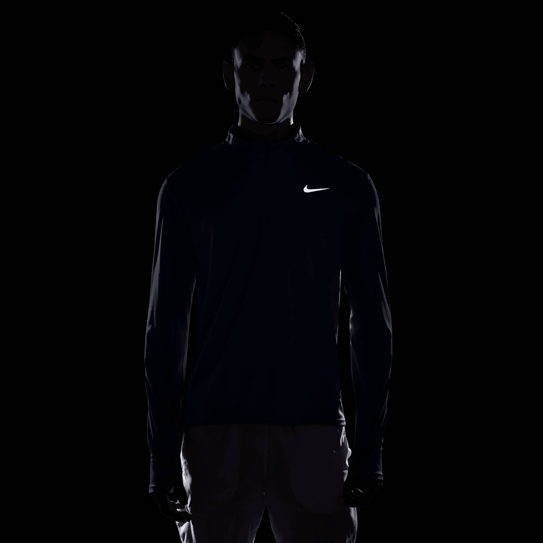 Nike| Herren Laufshirt DC PACER HZ TOP