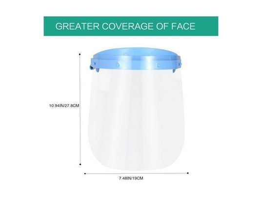 GENERAL - Décodeur TNT Bouclier visiere de protection anti-gouttelettes réglable an...