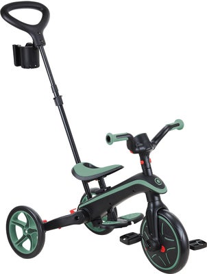 Globber Trehjulssykkel Explorer Sammenleggbar 4-in-1, Olivengrønn