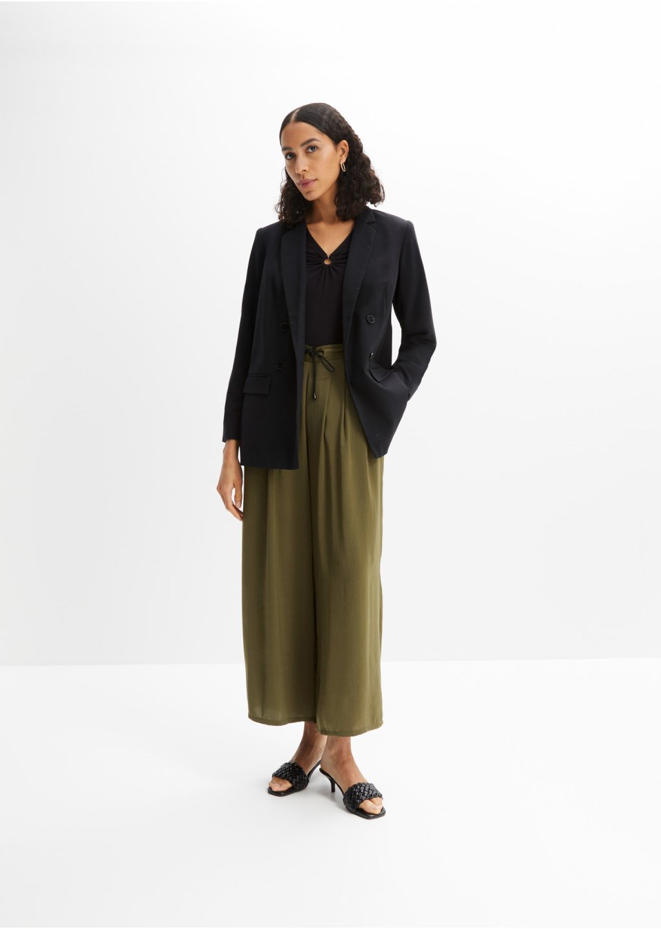 Jupe-culotte en satin