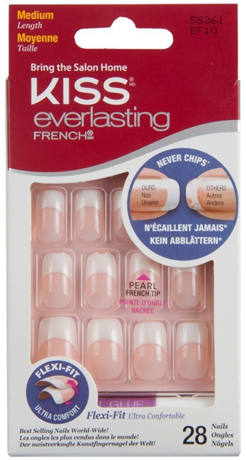 Kiss Everlasting French Manicure Kunstnagels 1 stuk