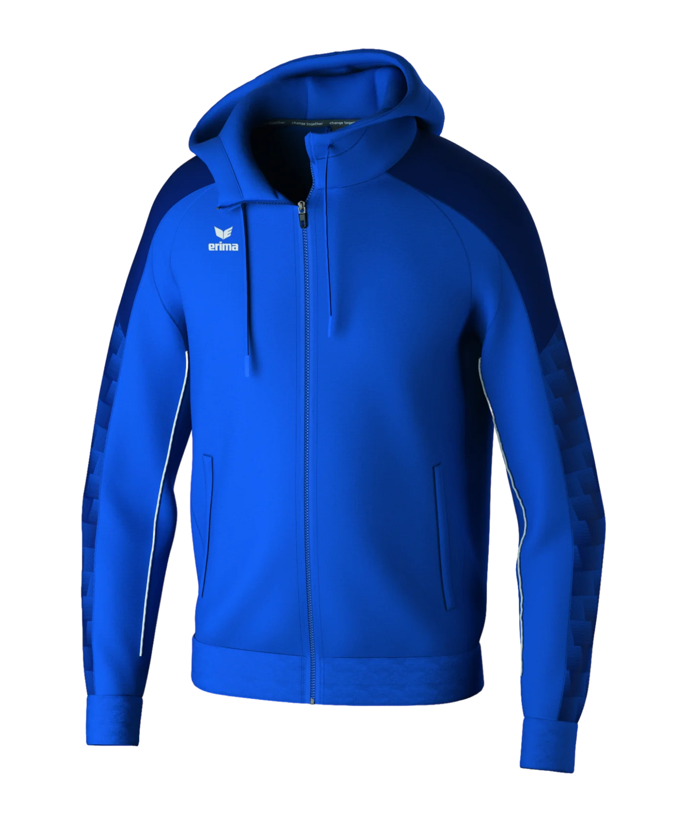 Erima Evo Star Kapuzenjacke Blau