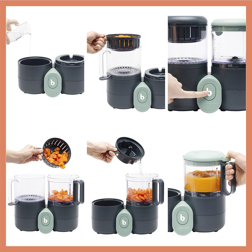 Robot multifonctions 4-en-1 Nutribaby One - Ecru