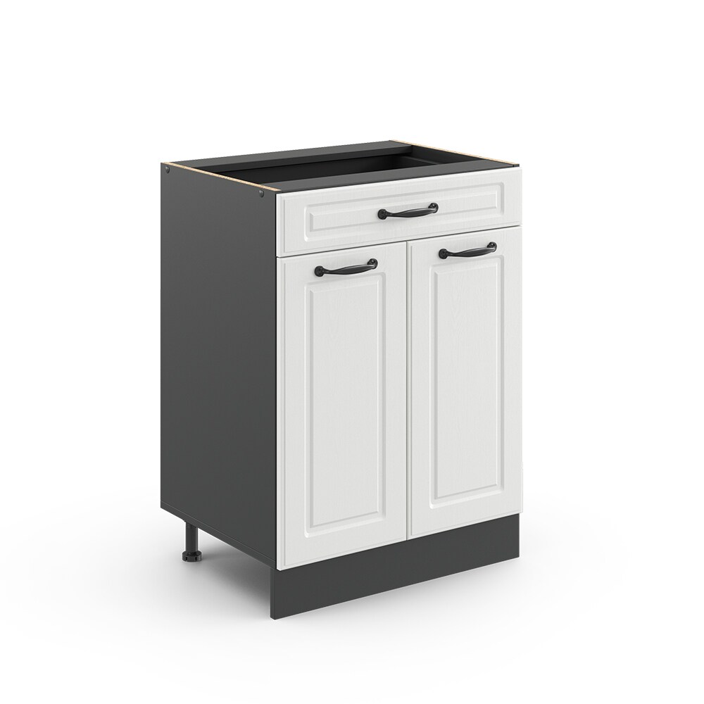 Vicco Schubunterschrank 60 cm Anthrazit Küchenschrank Unterschrank Küchenzeile R-Line