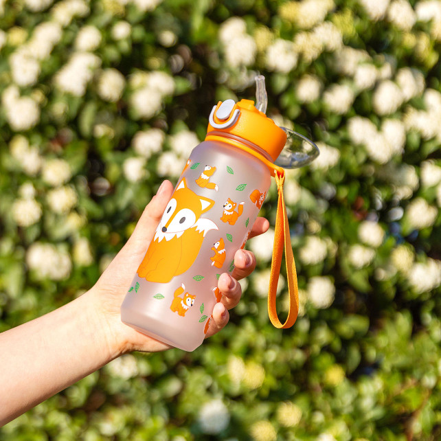 Gourde avec paille 50 cl - Happyglou straw