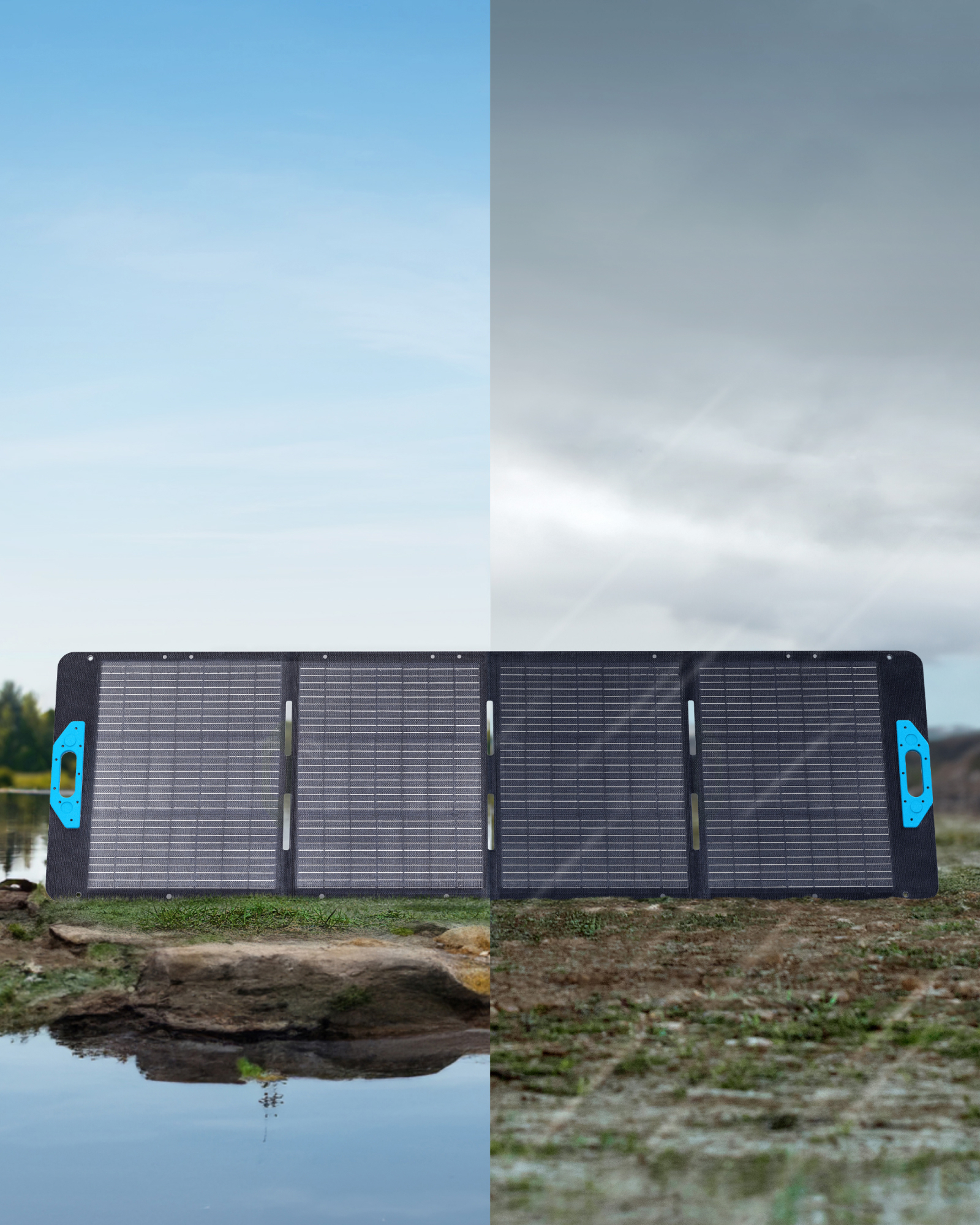 Anker Solix PS200 bærbart solcellepanel