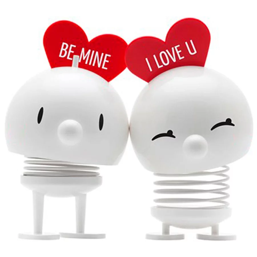 Hoptimist Dekofigur Love Bimble S 8,7 cm weiß
