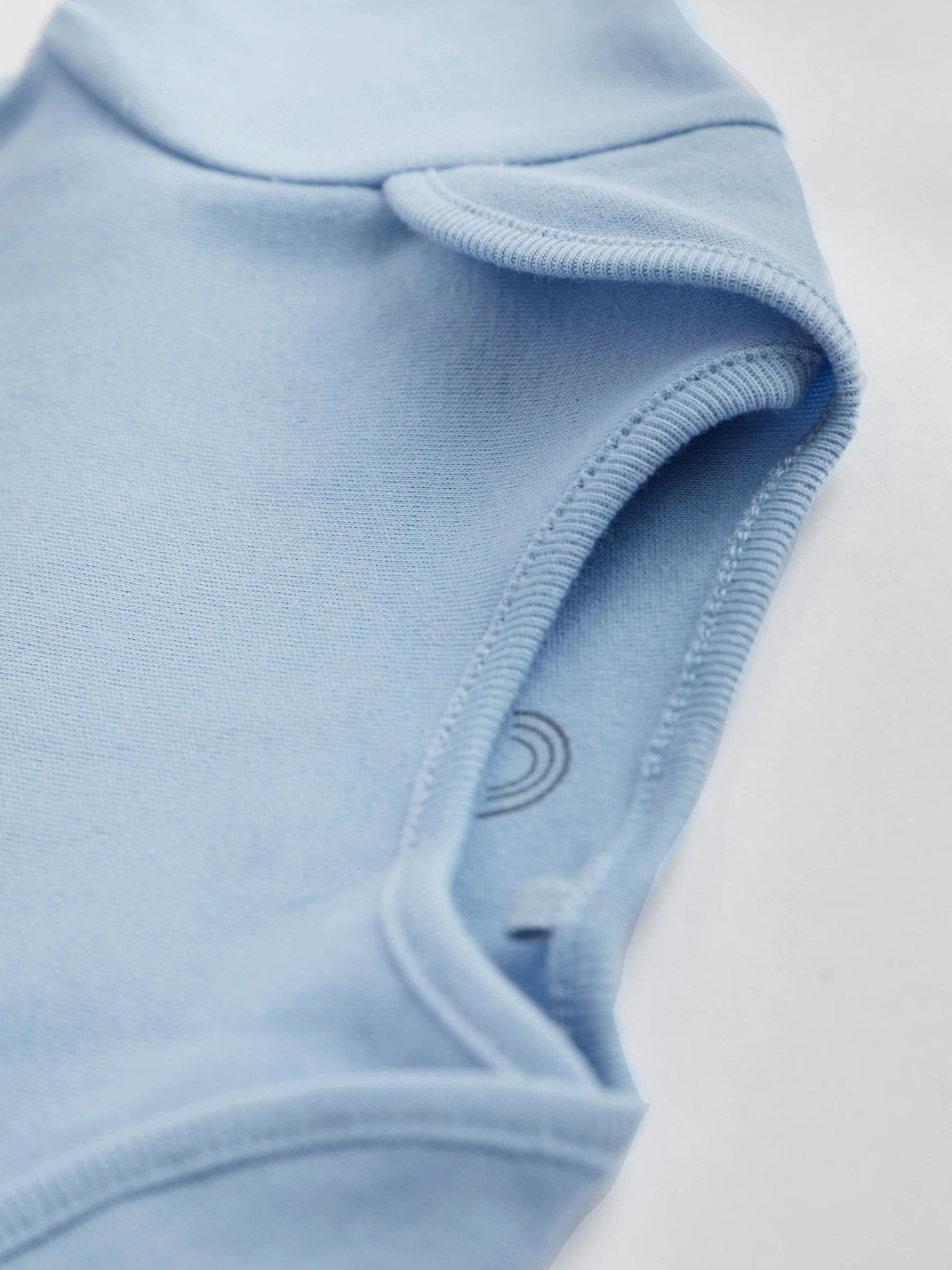 Blauw - Effen babyrompertjes