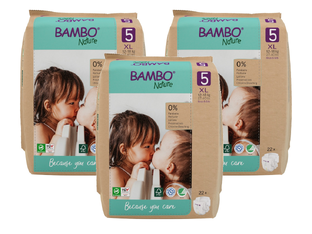 Bambo Nature Maat 5 Luiers XL Multiverpakking 3x22ST