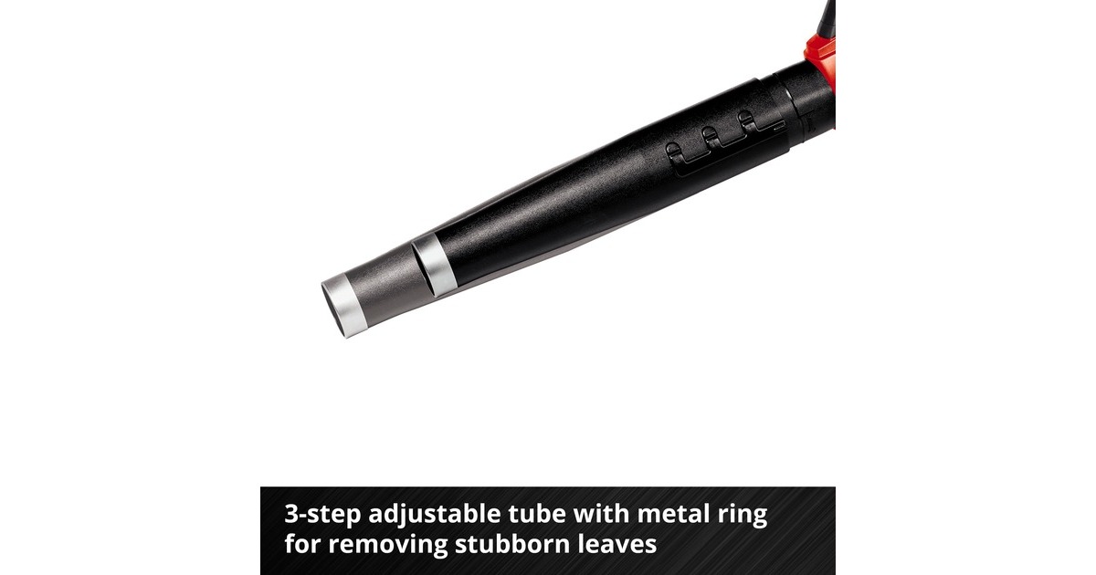 EINHELLGE-LB 36/210 Li E-Solo bladblazer  (Rood/zwart, Accu en oplader niet inbegrepen)