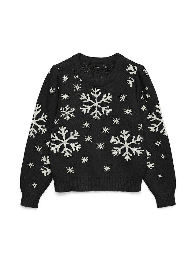 Vero Moda Weihnachtspullover »VMNEWSNOWYFROST LS O-NECK PULLOVER XMAS«