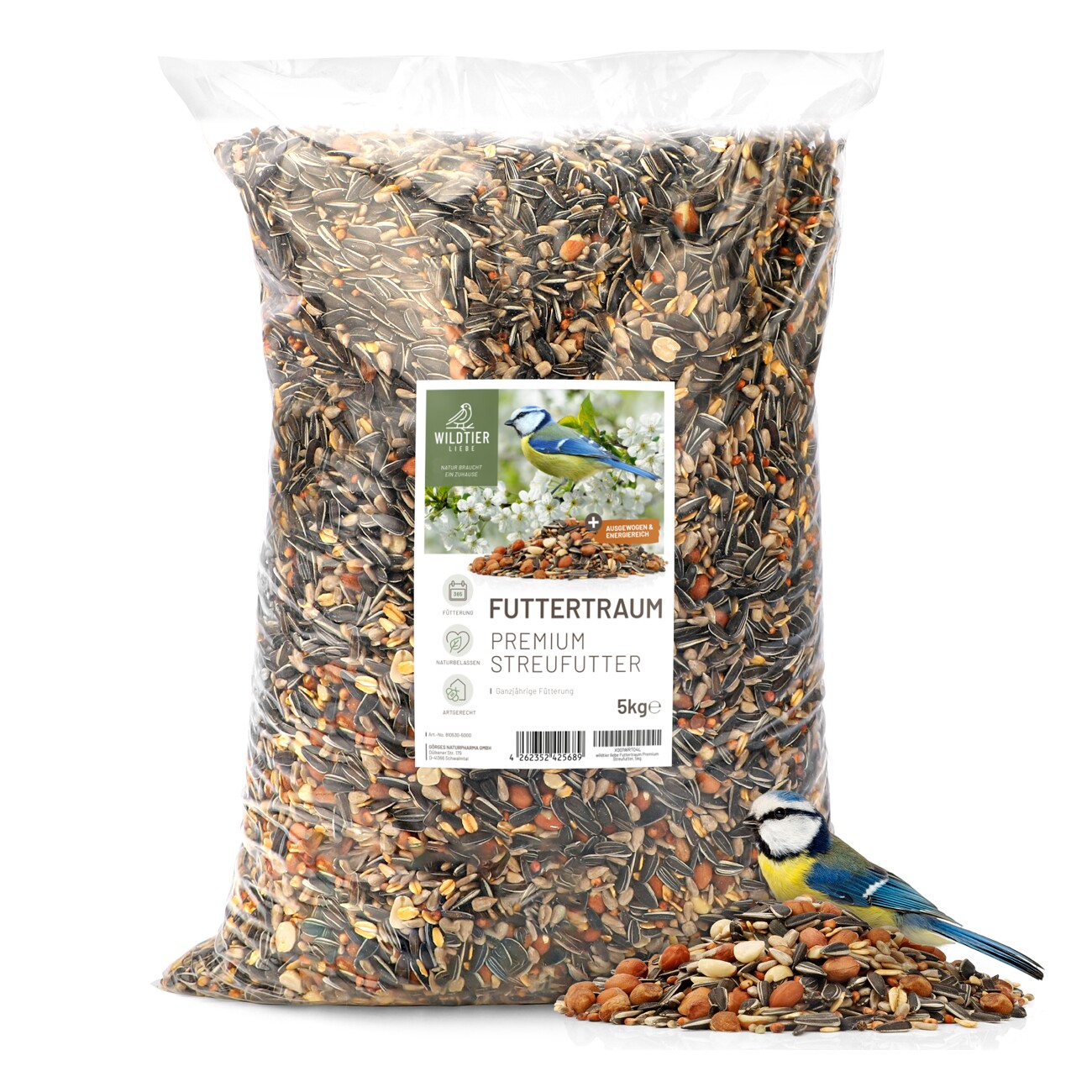 wildtier liebe Futtertraum Streufutter 5kg