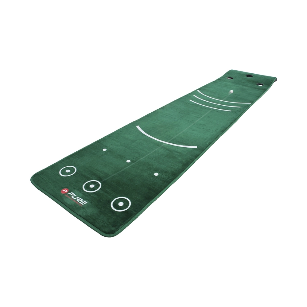 PURE2improve Puttingmatte mit Besen 70 x 335 cm