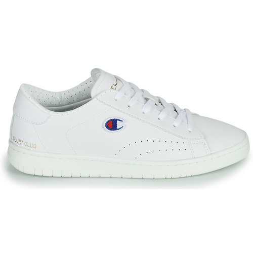 Champion - COURT CLUB PATCH - Blanc / Beige