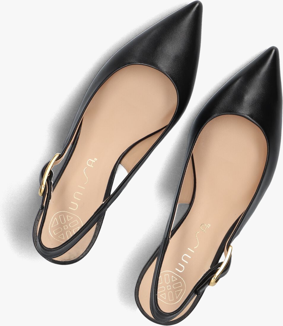 zwarte unisa slingbacks ibon