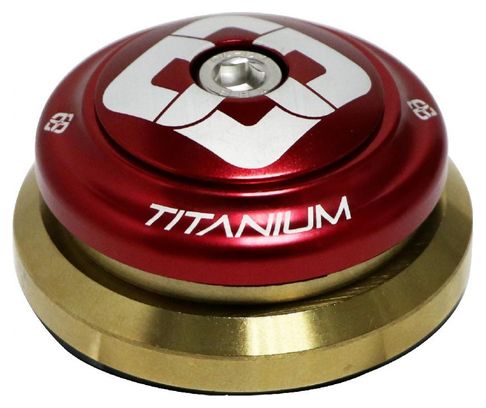 Jeu de direction Pride Ti 45 Tapered IS42 / 28.6 - IS52 / 30 Rouge