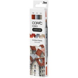 Marqueur ciao, set de 3 'Architect Palette'