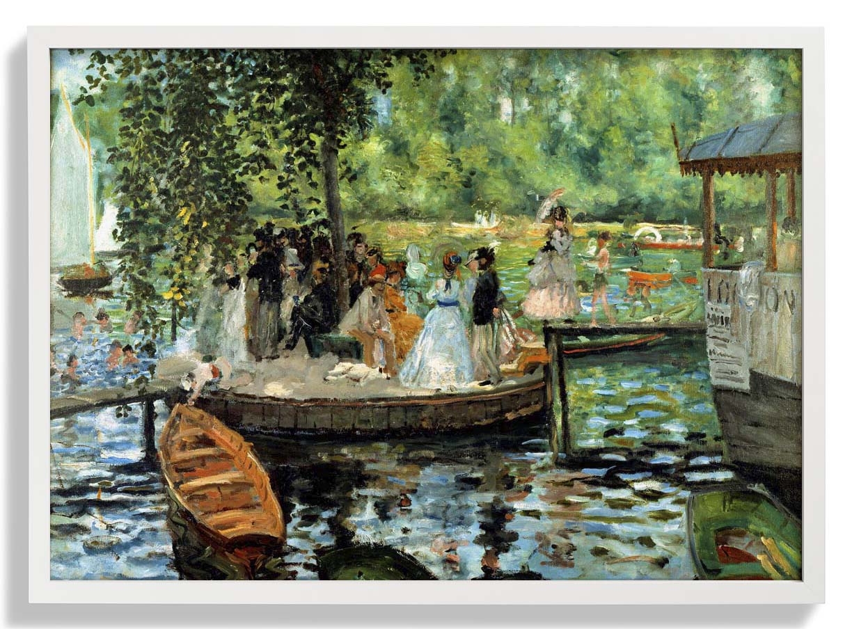La Grenouillère Gemälde von Pierre A. Renoir