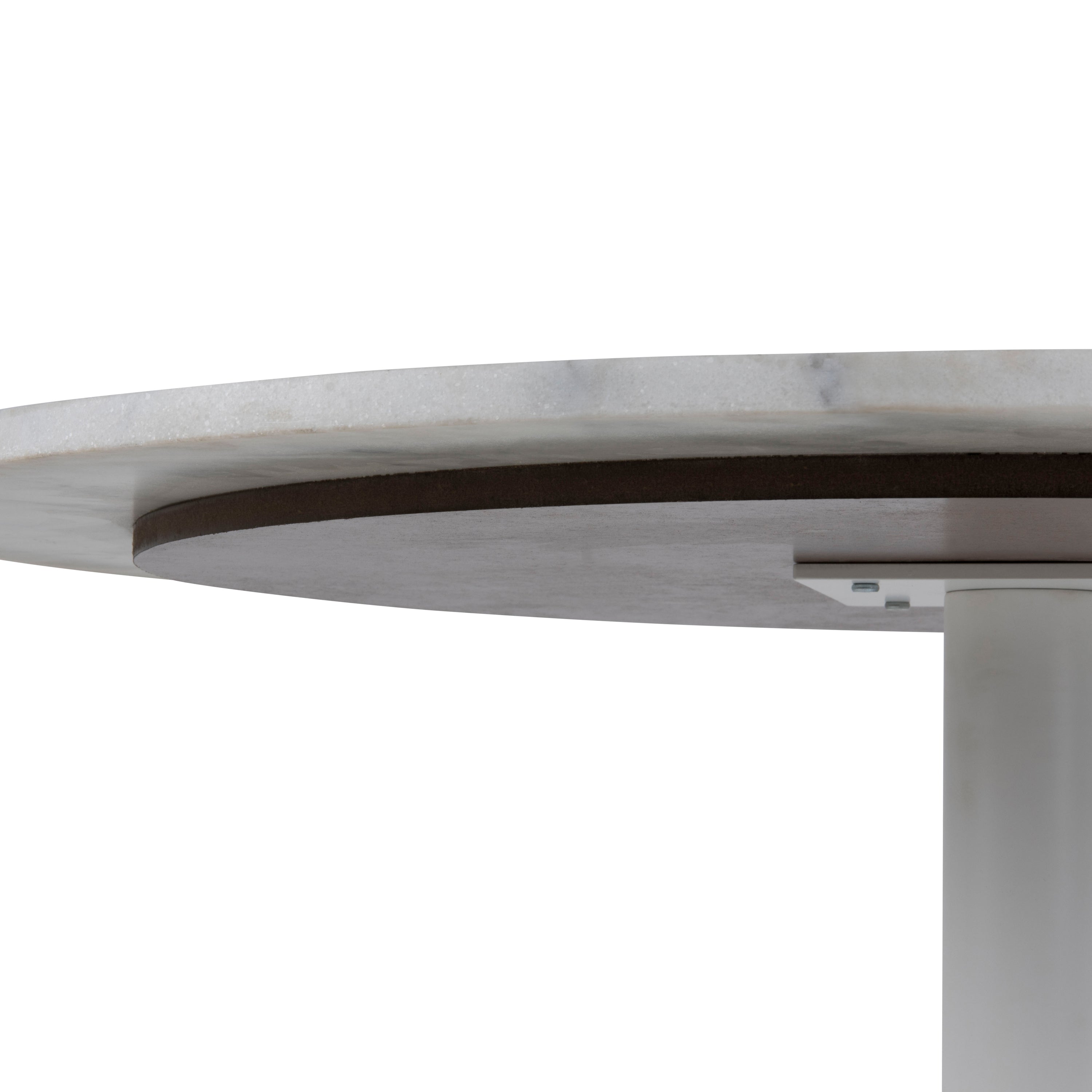 by fonQ Marble Eettafel Marmer - Ã 110 cm - Wit