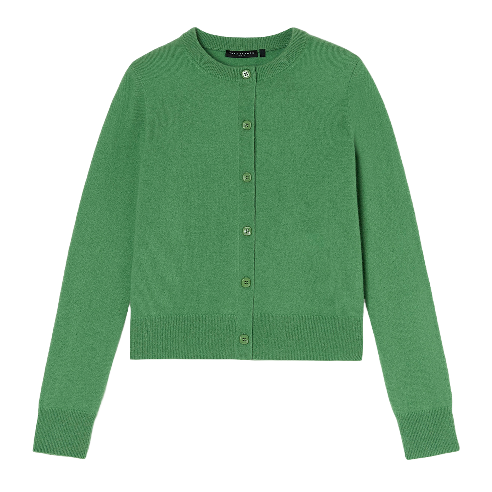 GUIDO - Cardigan boutonné en cachemire | Vert