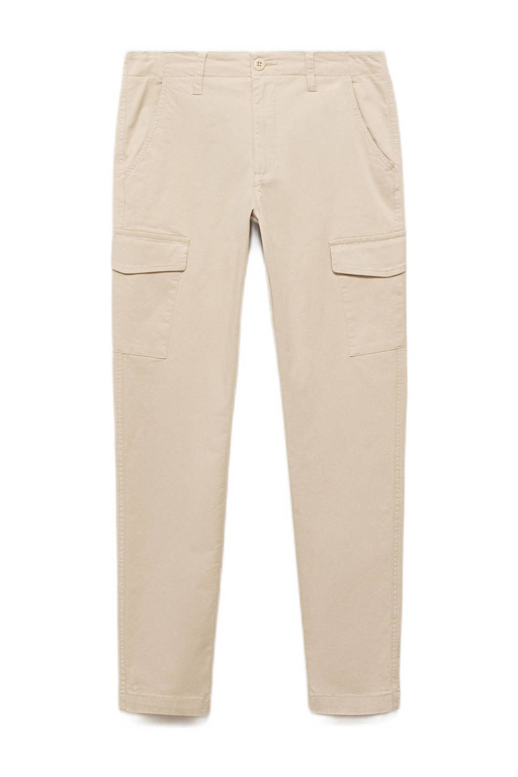MANGO TEEN cargobroek lichtbeige