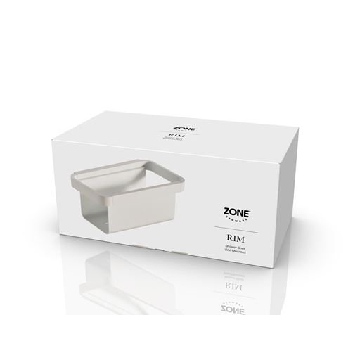 Zone Rim Dyb Brusehylde, White
