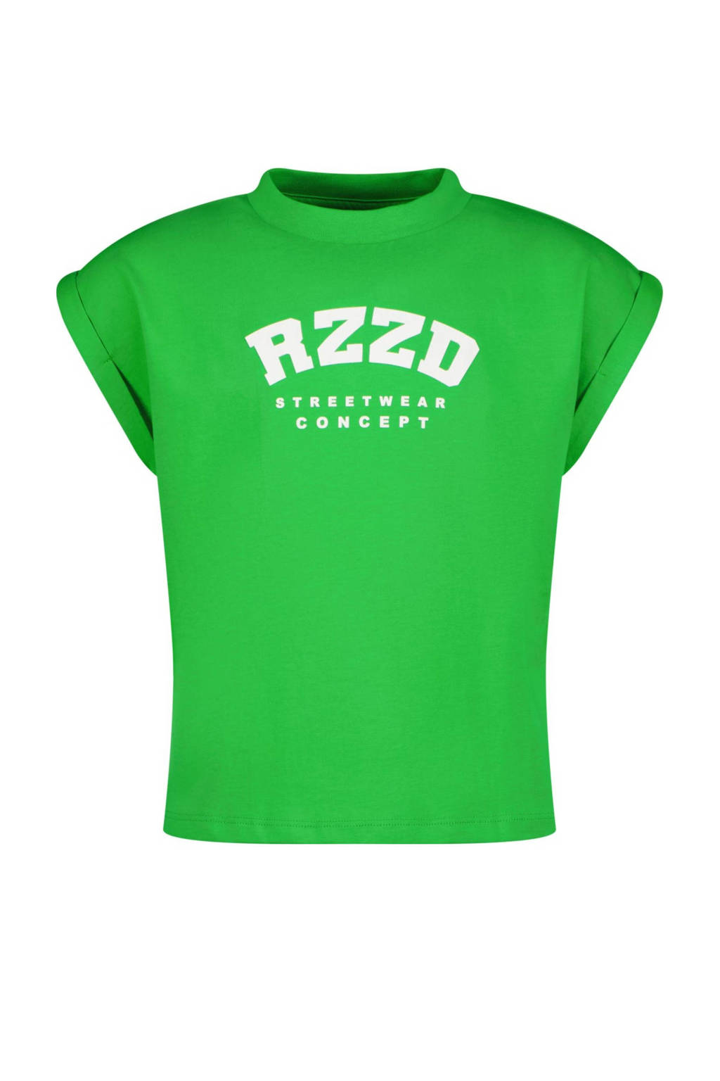 Raizzed T-shirt Merena met logo zomergroen