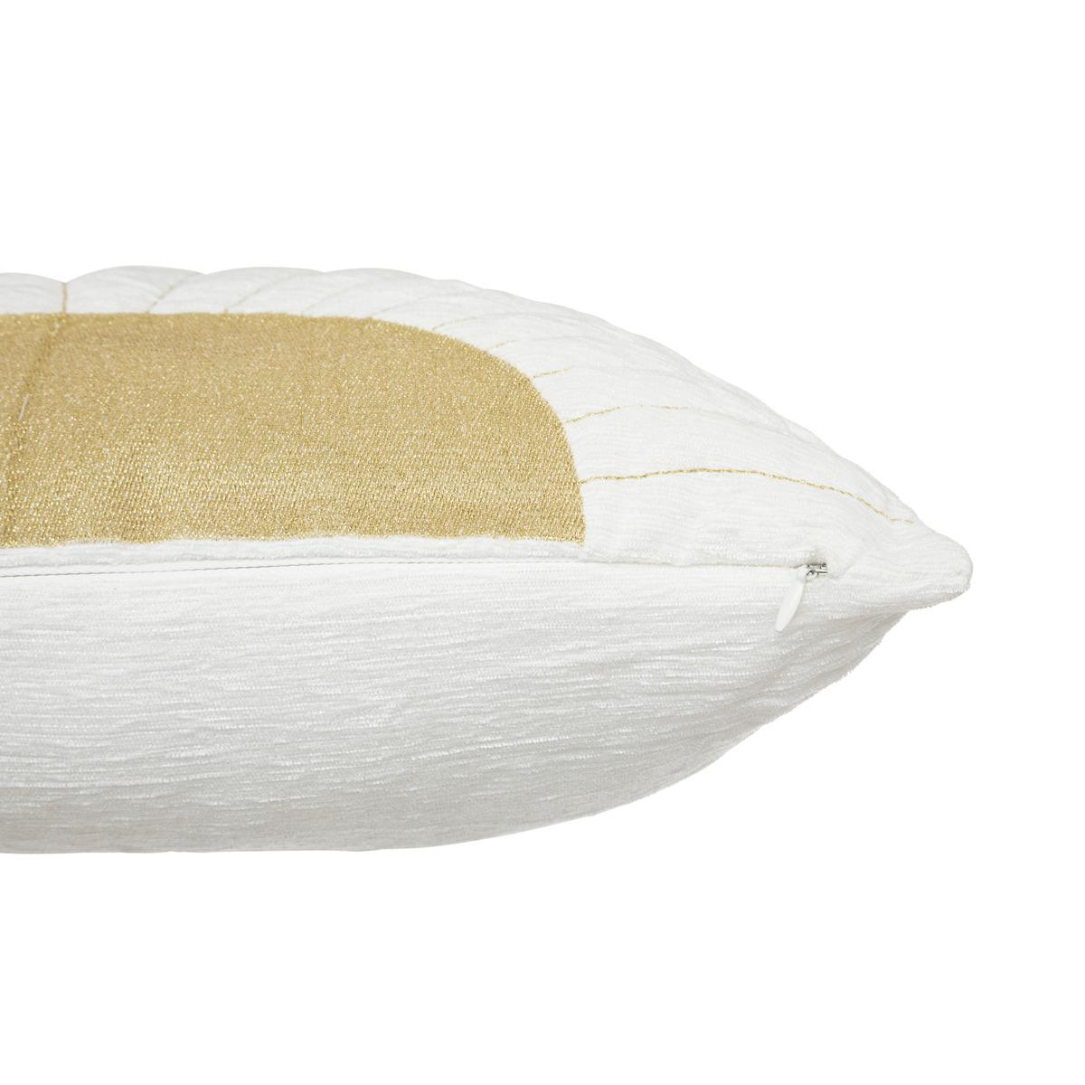 COUSSIN BRODE LUREX COLLECTIONNEUR IVOIRE 40X40CM