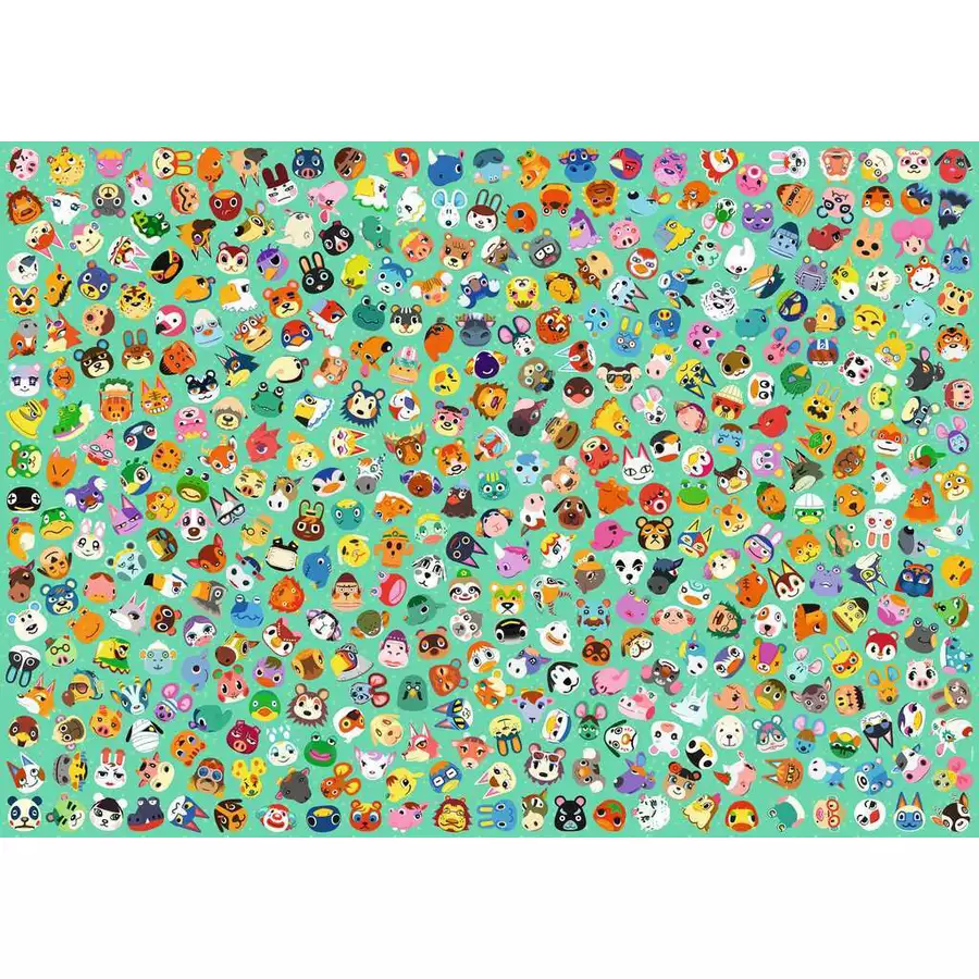 Ravensburger Challenge Animal Crossing bunt