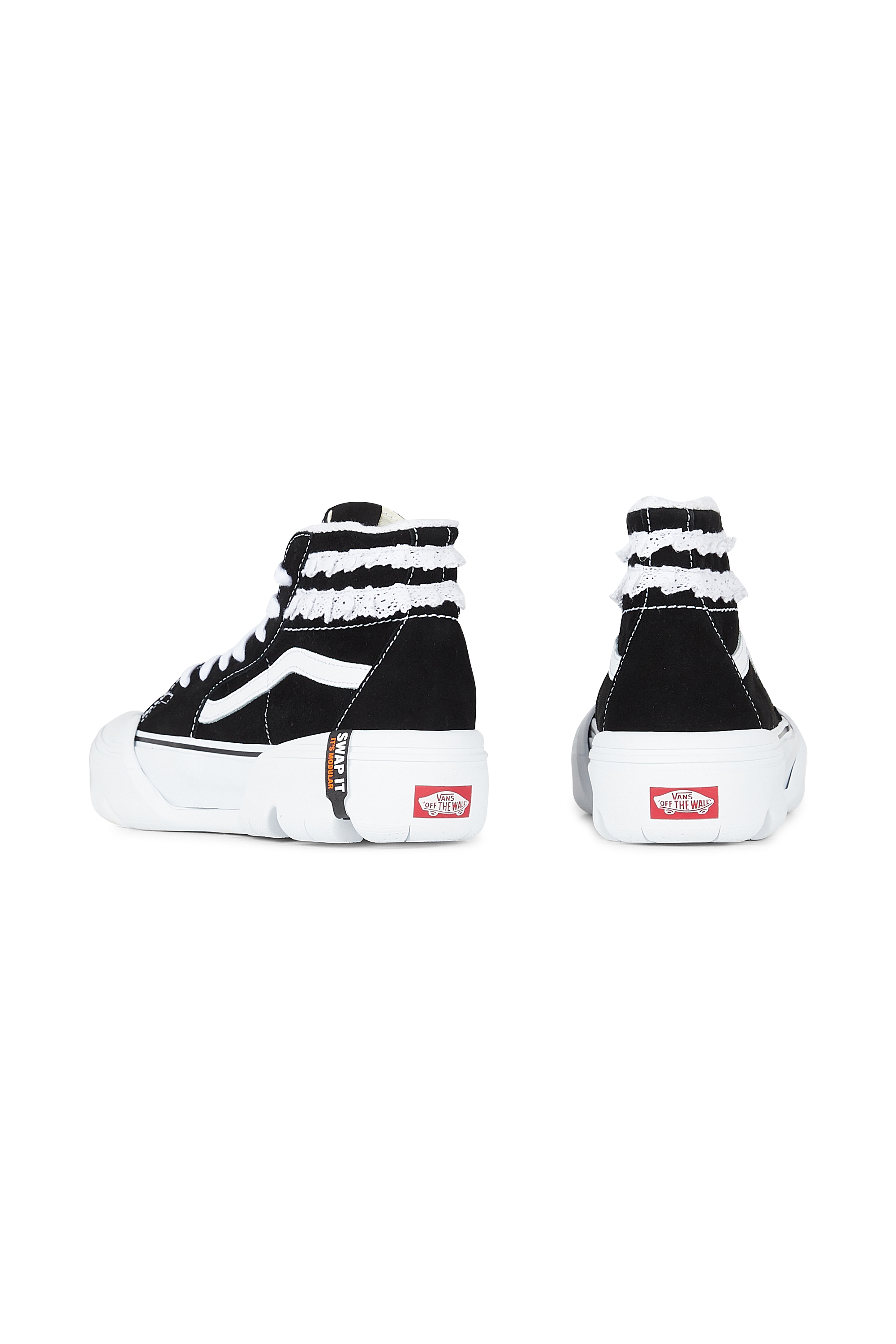 VANS Baskets - Vans x Sandy Liang UA SK8-HI TAPERED MODUL Noir