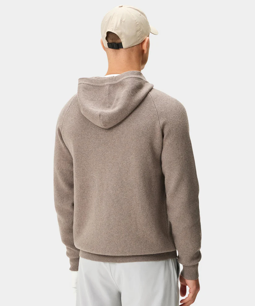 Macade Tech Knit Hoodie Brown