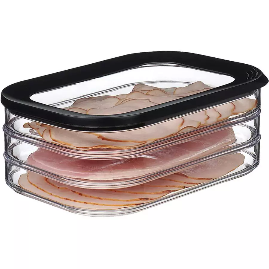 Mepal Aufschnittdosen Modula 4er Set schwarz