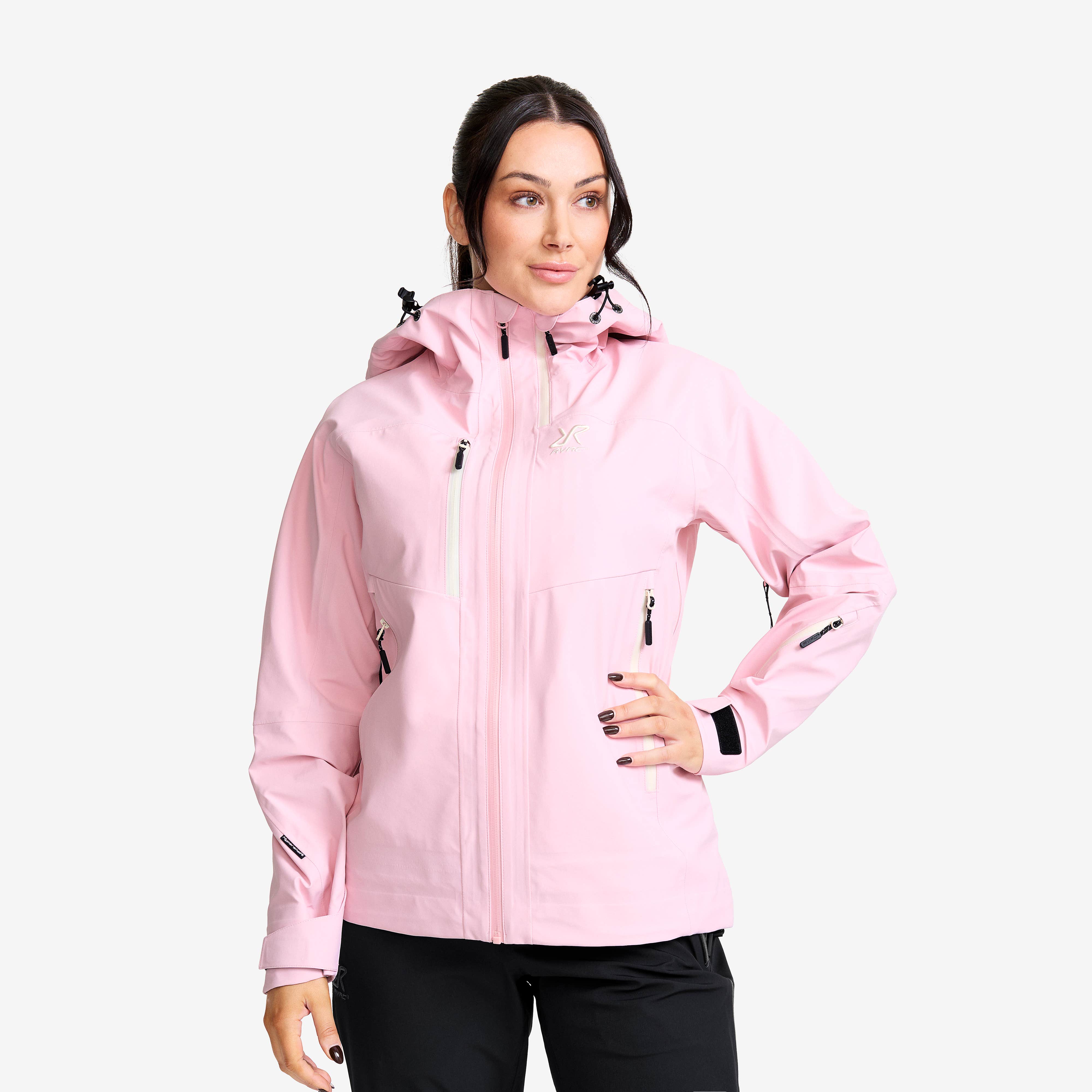 Cyclone 3L Shell Jacket Dame Pink Mist
