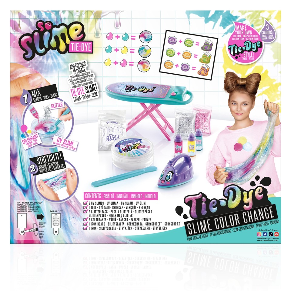 SO SLIME - Tie Dye Color Change - Strygebræt