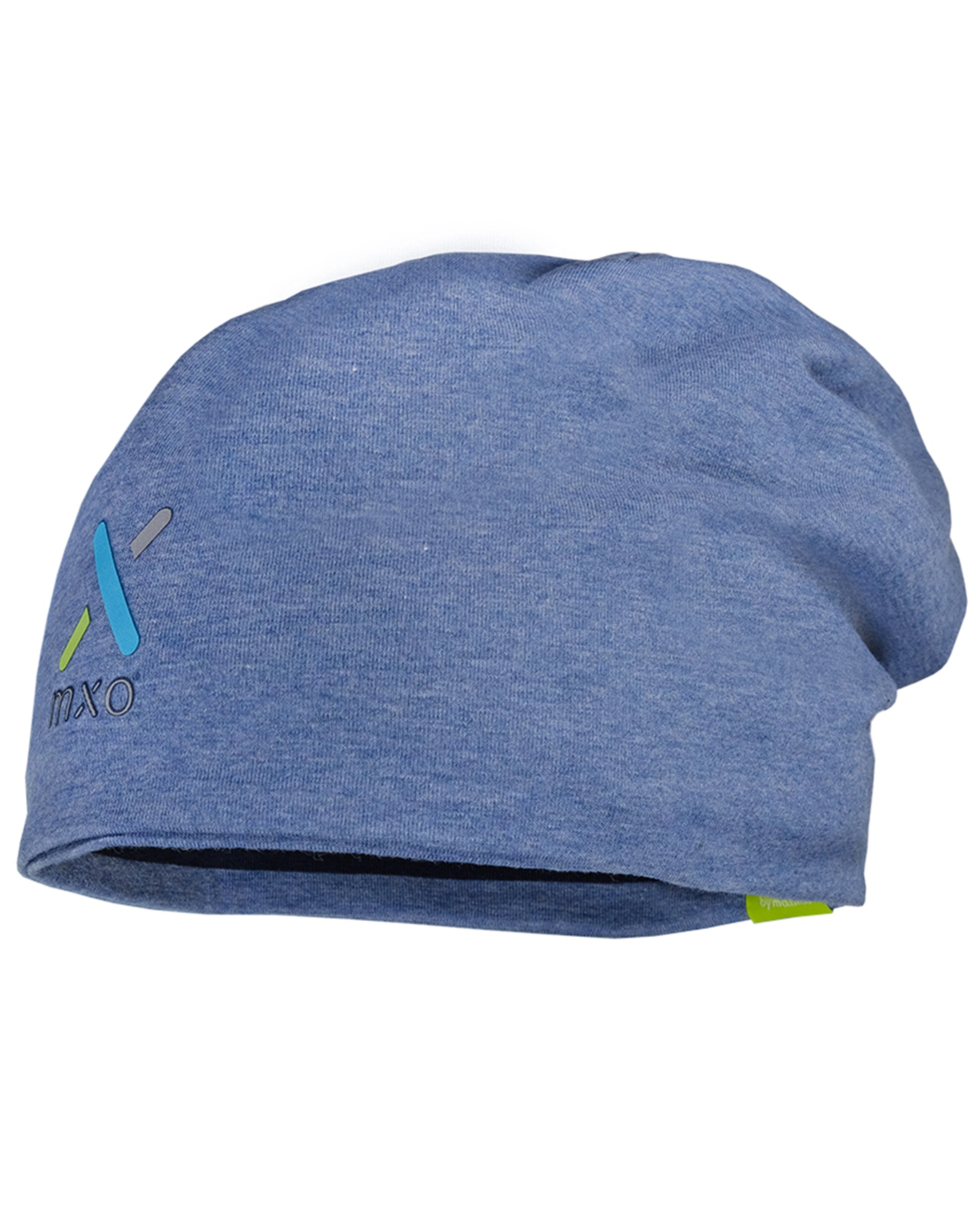 Beanie MXO zum Wenden in jeansblau