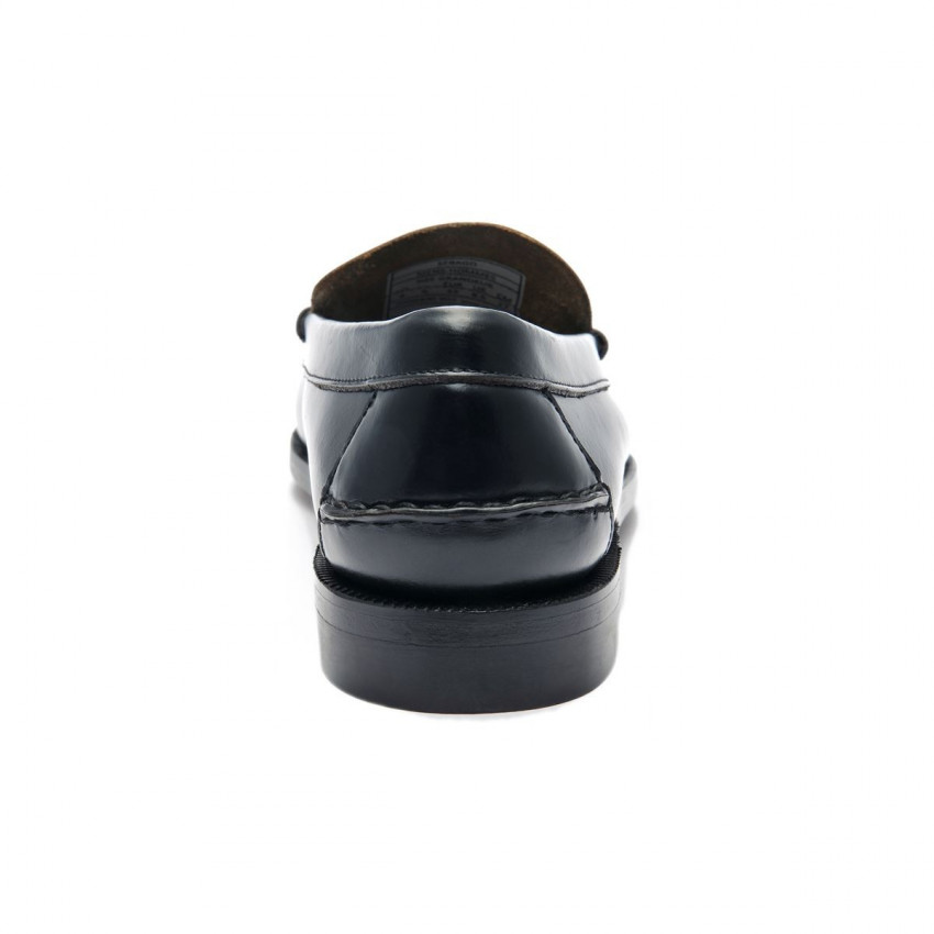 CLASSIC DAN REGULAR Noir MOCASSIN-Mocassin pour homme en cuir pleine fleur