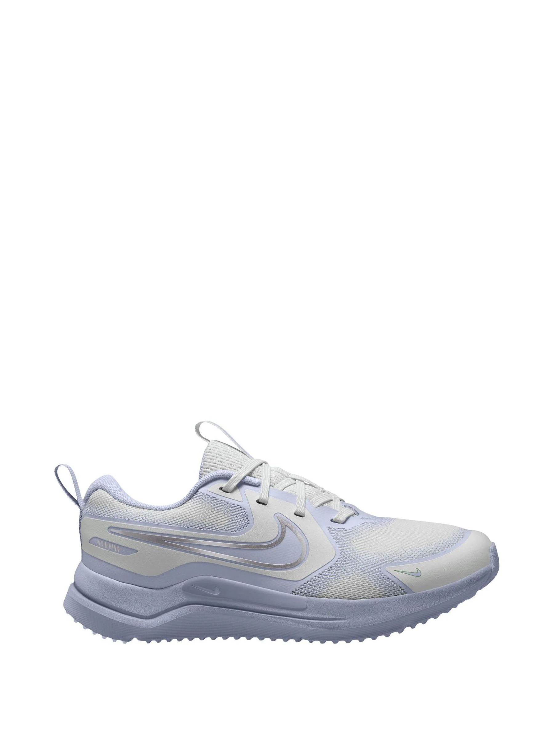 Wit, grijs, zilver - Nike Cosmic hardloopschoenen voor jeugd