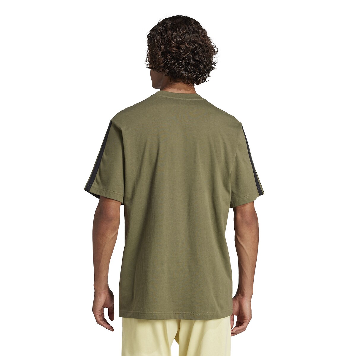 ADIDAS SPORTSWEAR<br>Camiseta essencial de manga curta com 3 listras