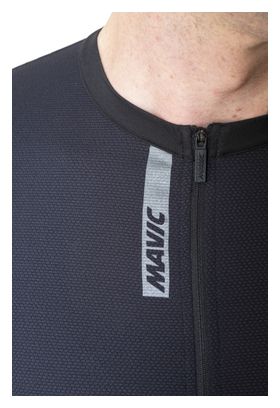 Maillot Manches Courtes Mavic Essential Noir/Blanc