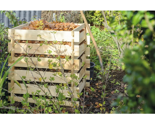 Dobar modulaire composteerder, 64 x 64 x 78 cm, natuurlijk