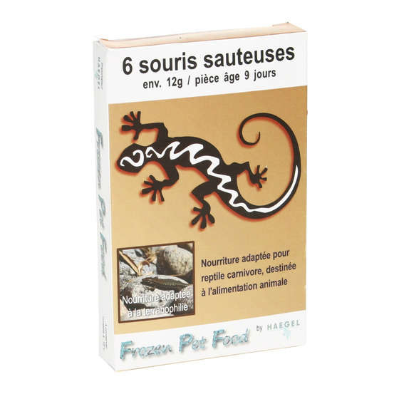 Souris sauteuses 9 jours, 12 gr (6 pièces)