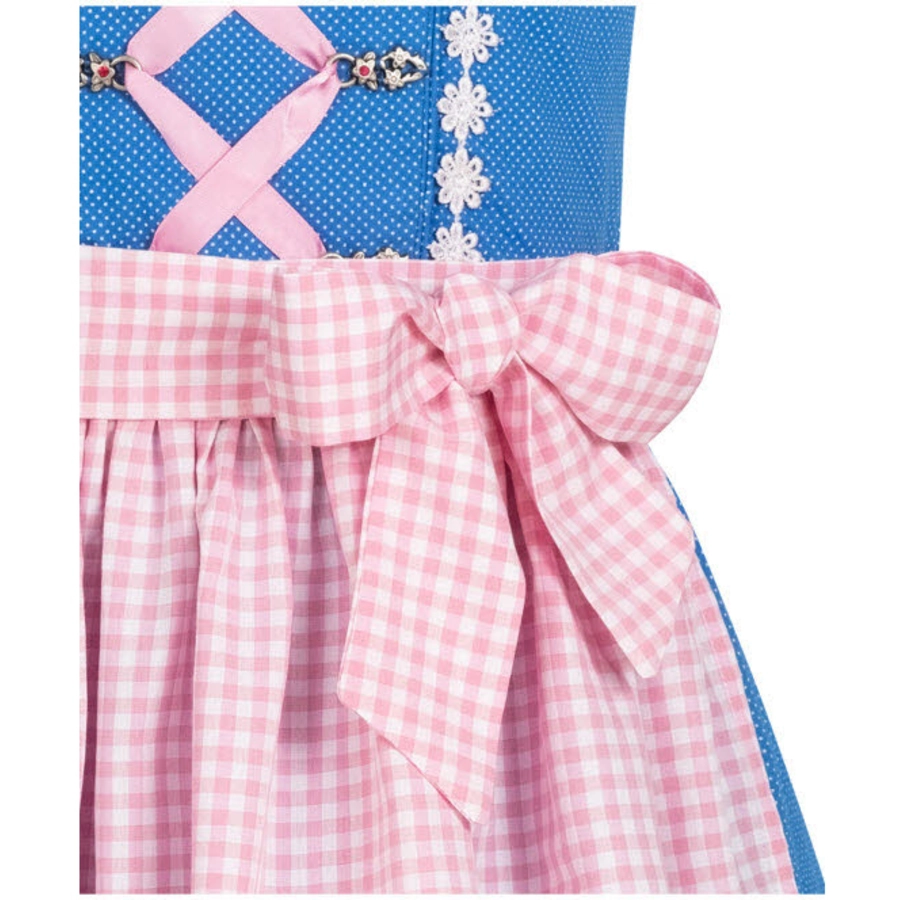 Nübler Kinderdirndl 3-teilig Lorena Blau