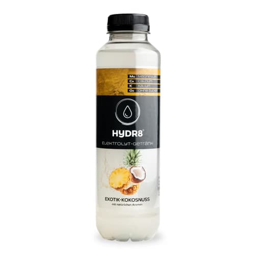HYDR8 Elektrolyt Getränk Exotik Kokosnuss 0,5l (EINWEG)