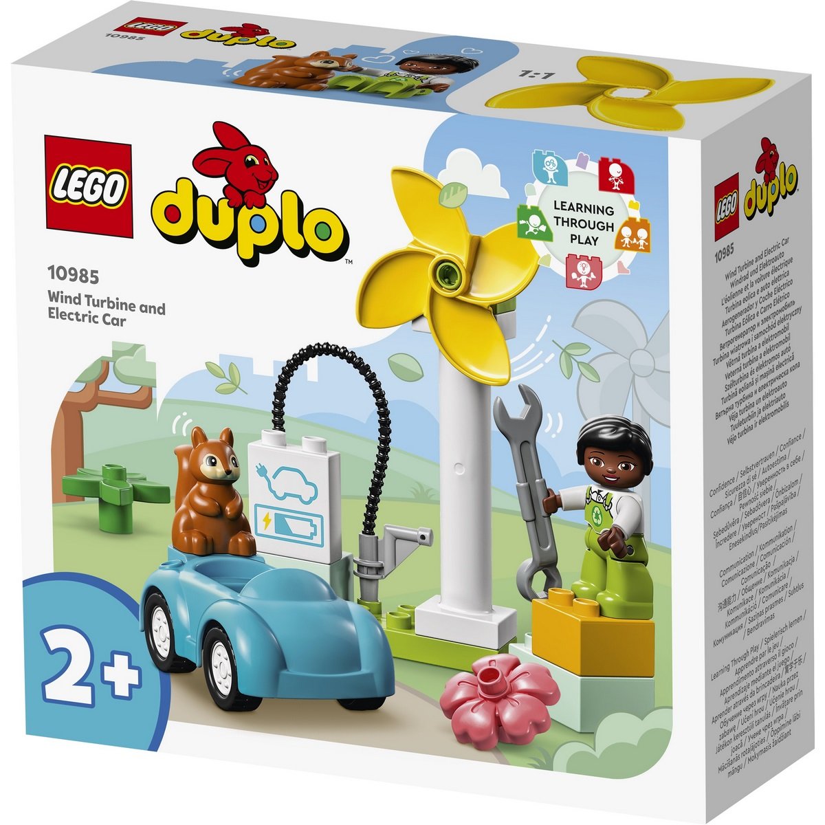 L'éolienne et la voiture électrique Lego Duplo 10985