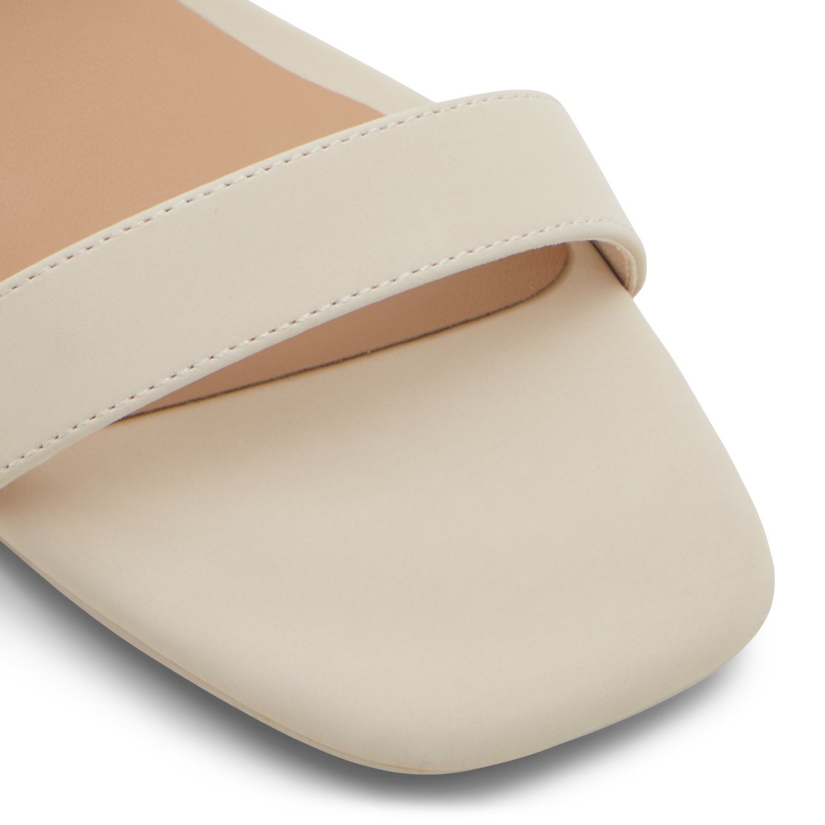 K STUDIO-Withe-Mules Sandales - Talon bloc - Blanc