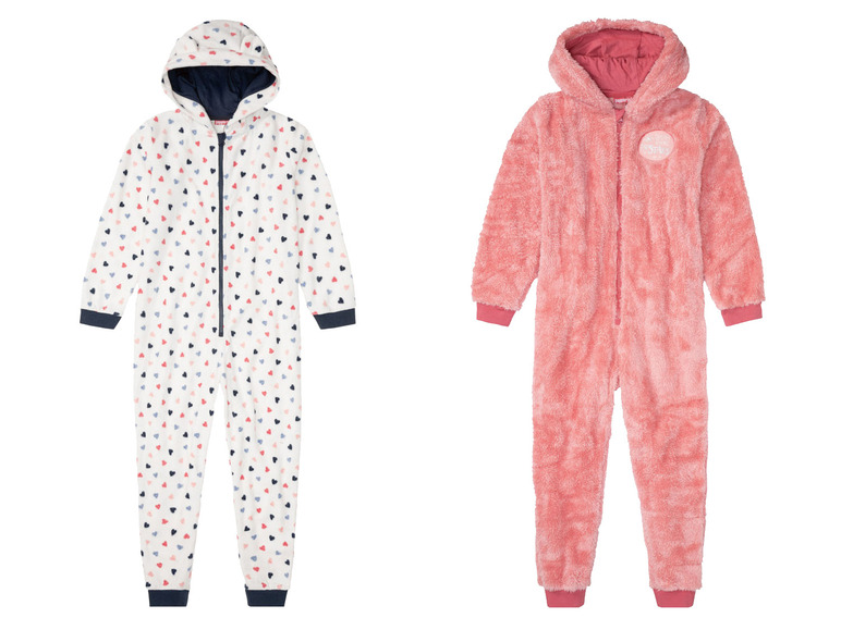 Fleece meisjes onesie