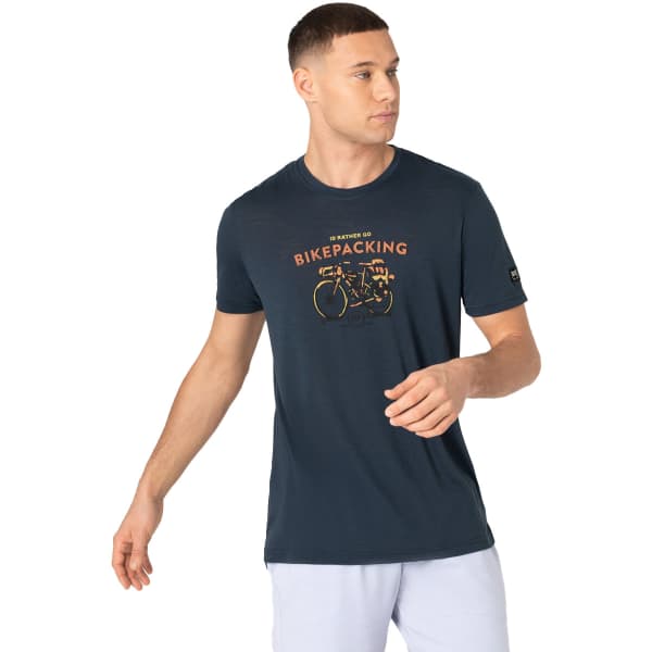 T-shirt SUPER.NATURAL M BIKEPACKING TEE BLUEBERRY/VARIOUS