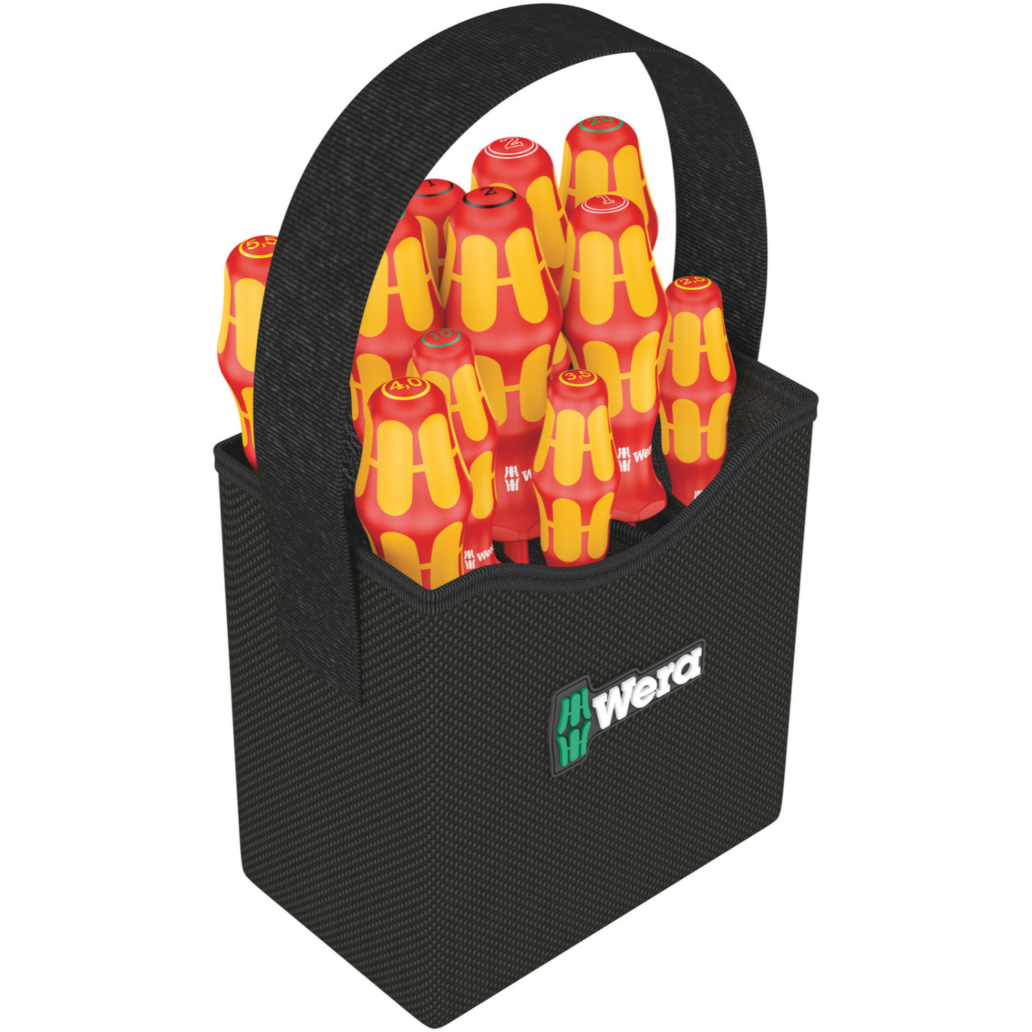 Wera 05004310001 Kraftform 2go 100 11-delige VDE Schroevendraaierset in draagtas